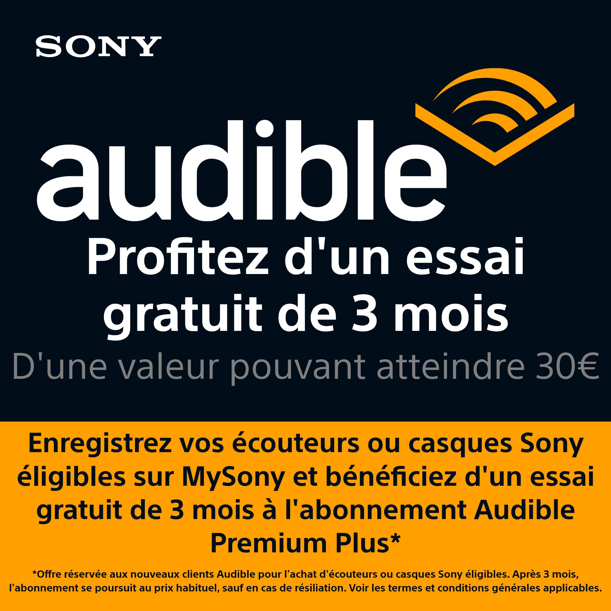 Sony ULT Wear Casque sans Fil Bluetooth ULT Power Sound Basses Profondes Réduction de Bruit Autonomie 30 Heures Noir