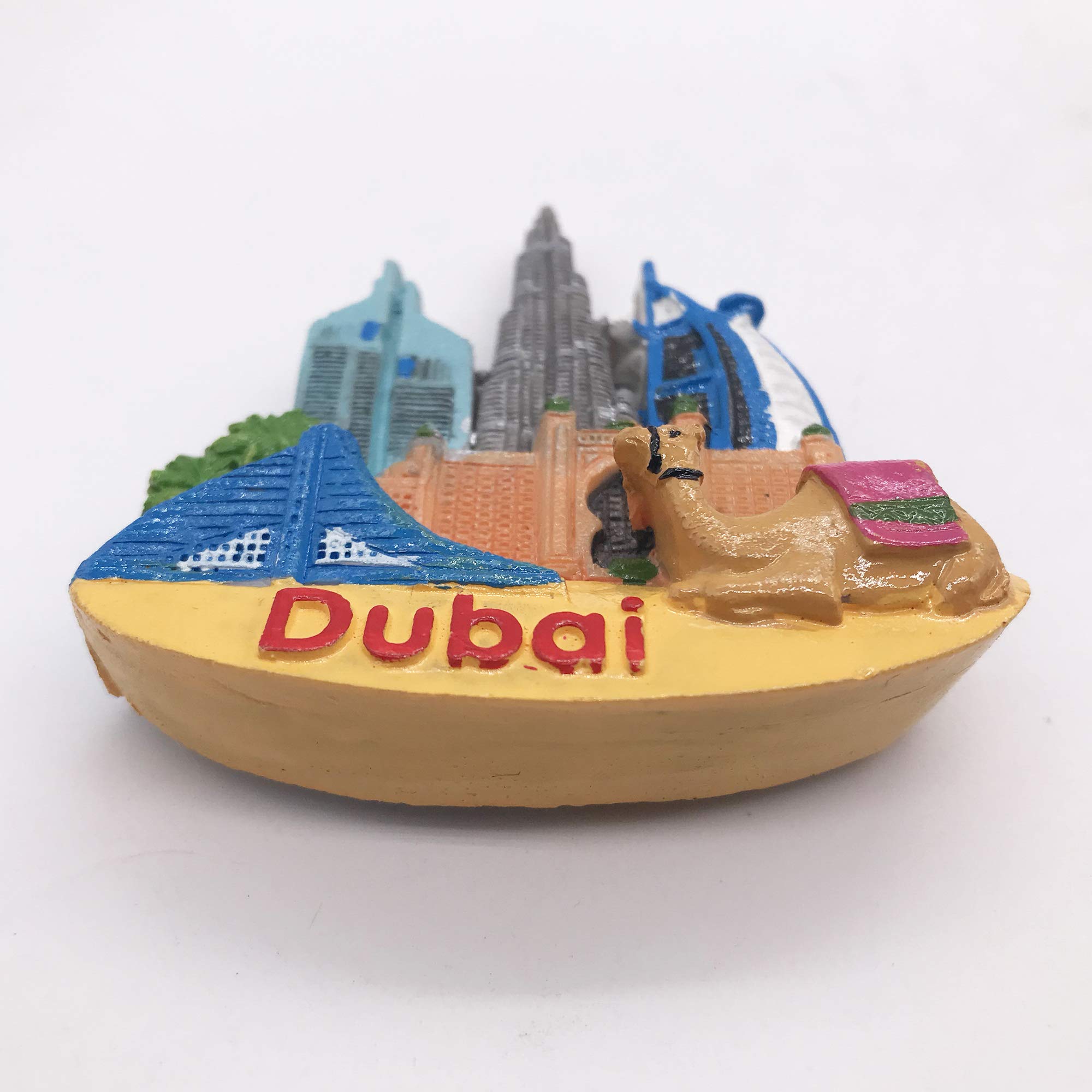 3D Dubai Refrigerator Magnet Tourist Travel Souvenirs Handmade Resin Craft Magnetic Stickers Home Kitchen Decoration Fridge Magnet Collection Gift - Image 2