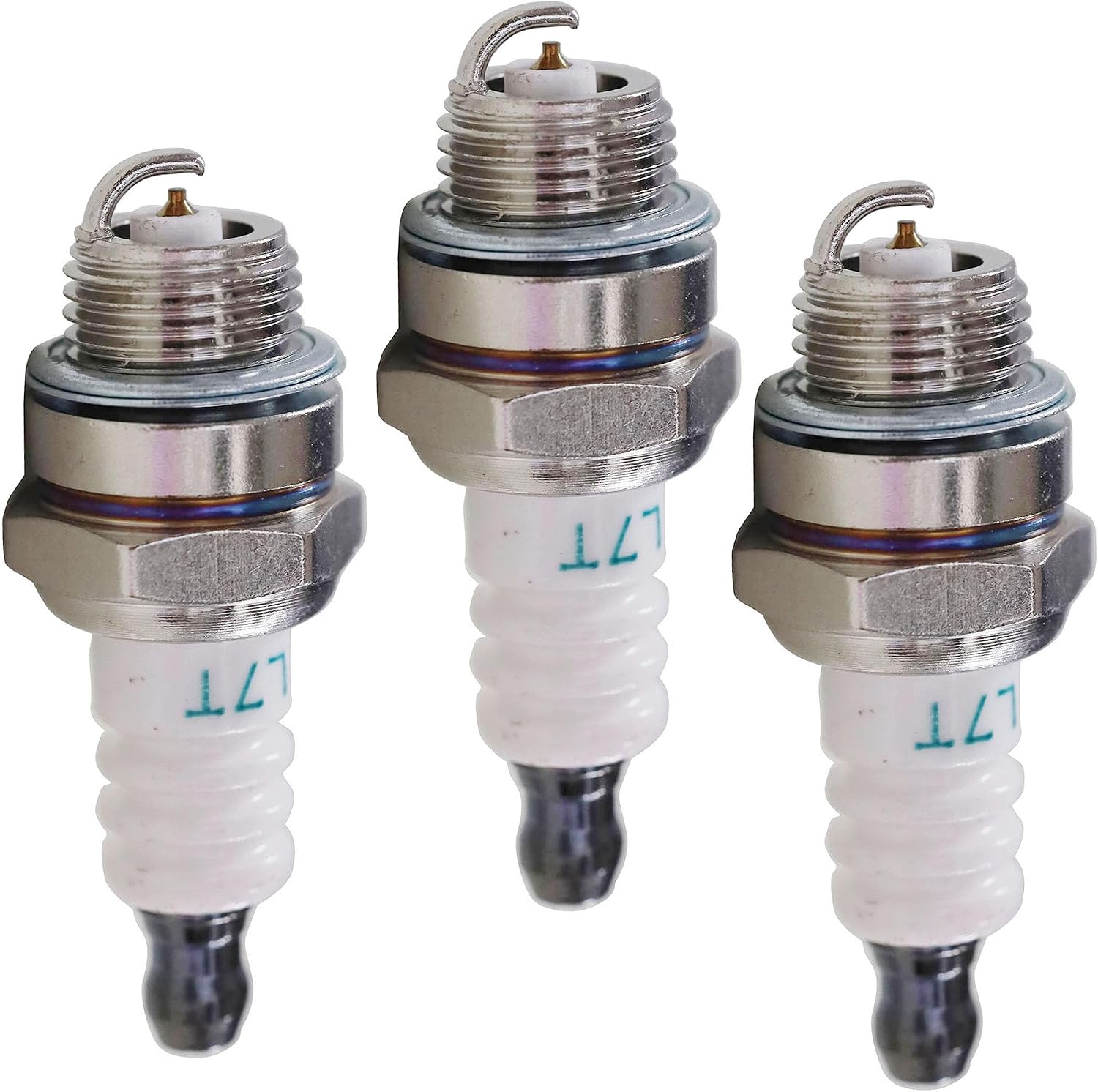 BPMR7A Spark Plugs for NGK 6703 BPM7C BPMR7A RCJ6Y RCJ7Y for 2-Stroke Small Engine Chainsaw Lawn Mover Trimmer Blower Saw Strimmer Brushcutter (3 pcs)