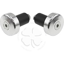 Silver Handle Bar End CNC Stealth Weight Slider Hollow 7/8 Bars 6mm Slug