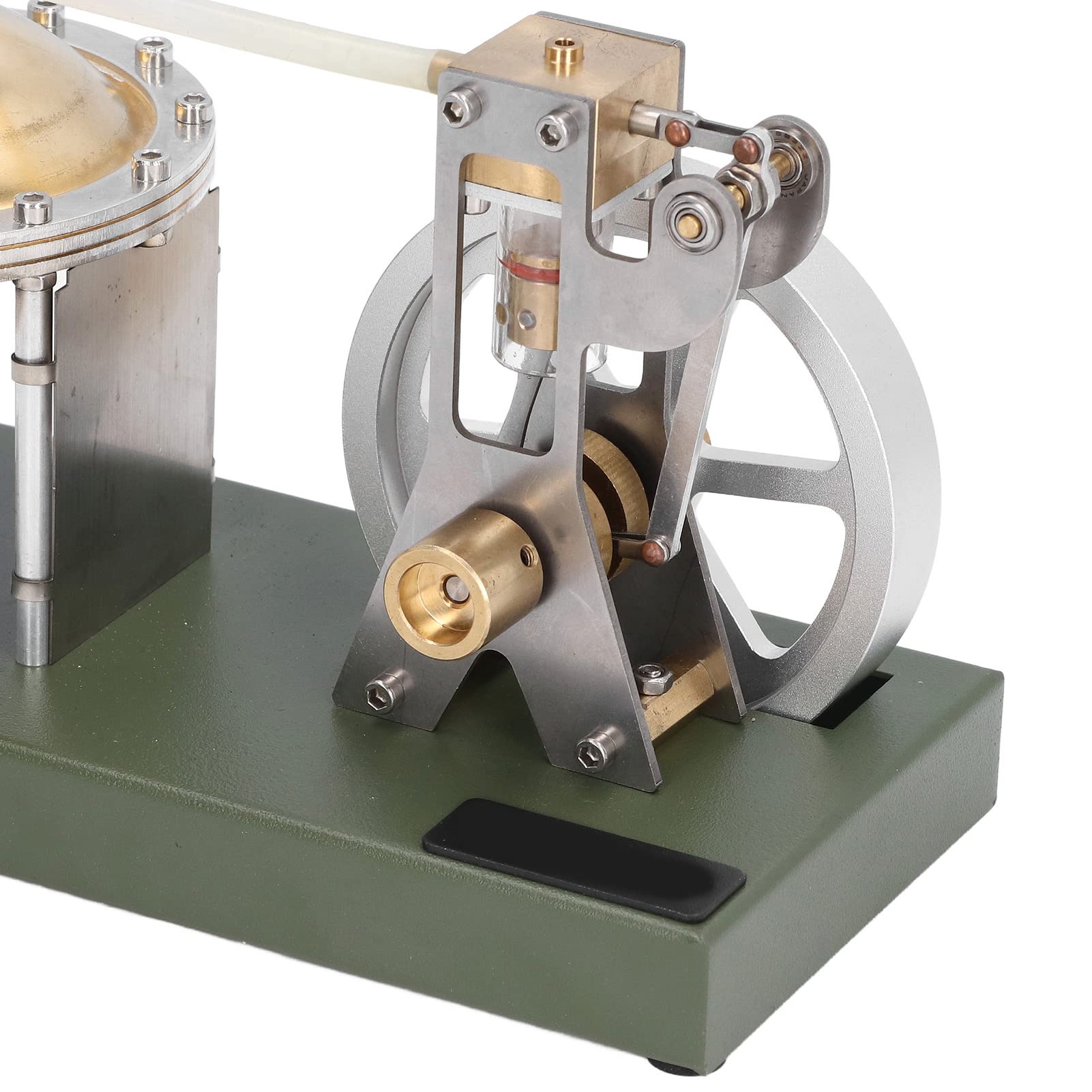 Modelo de Motor de Vapor con Diseño de Volante De Inercia, Mini Generador Doble para Educación y Decoración