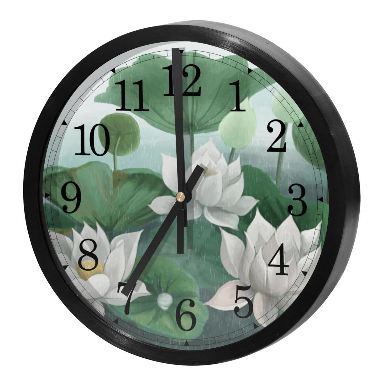 Horloge murale silencieuse à piles pour retrouver le sommeil