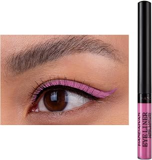 Matte Liquid Eyeliner, Neon Rainbow Colorful Eyeliner Pencil, Waterproof Long Lasting Stain Resistant Eye Liner Makeup Gift for Women - Light Pink