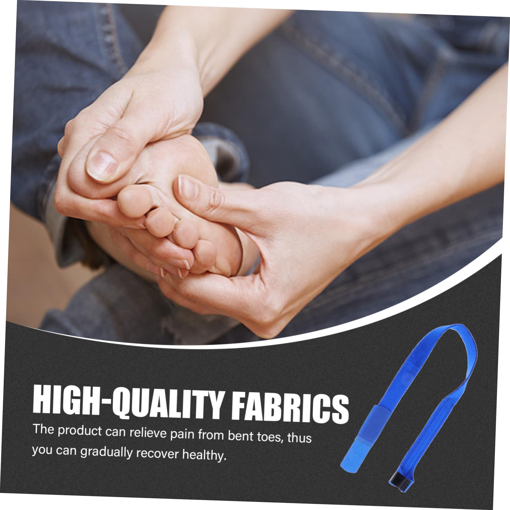 FRCOLOR E Straightener for Women Men Adults Bunion Separator Adjusters Outer Appliance 1pc