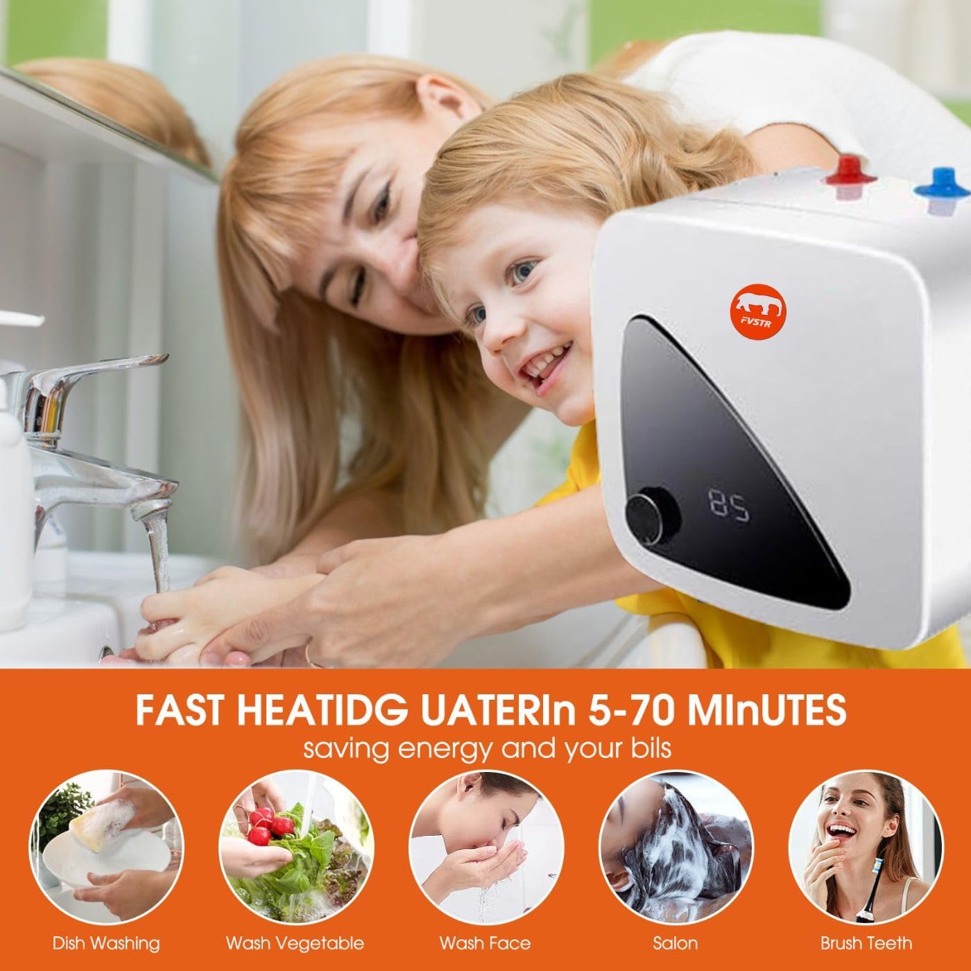 FVSTR Water Heater in Use