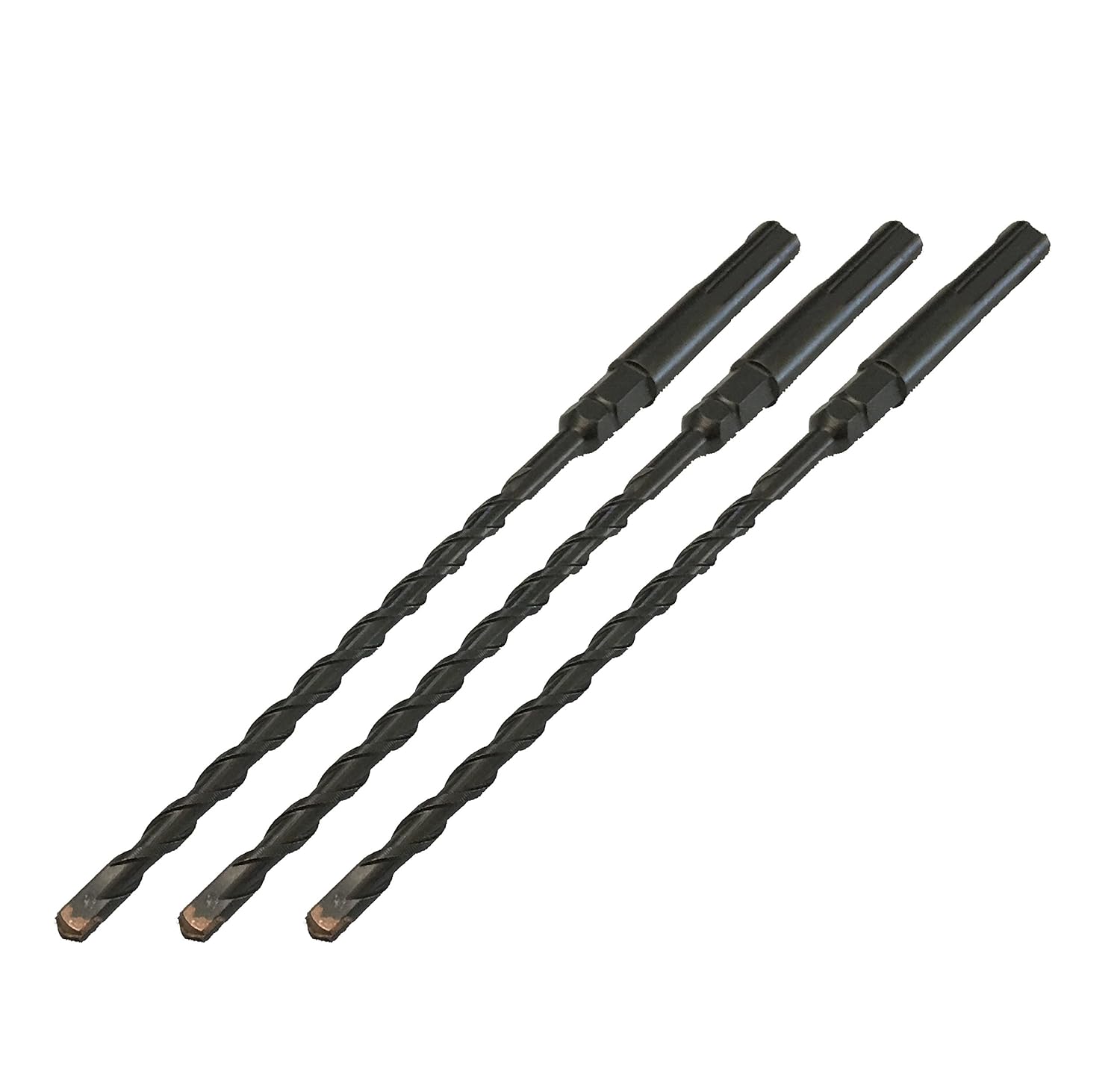 3PCS, 3/16" x 7", SDS Plus Hammer Drill Bits