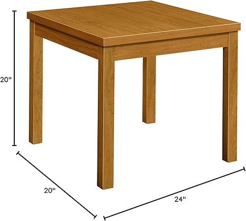 Miniatura 6 de HON 80000 Mesa esquinera, 24 pulgadas de largo x 24 pulgadas de ancho x 20 pulgadas de alto, caoba