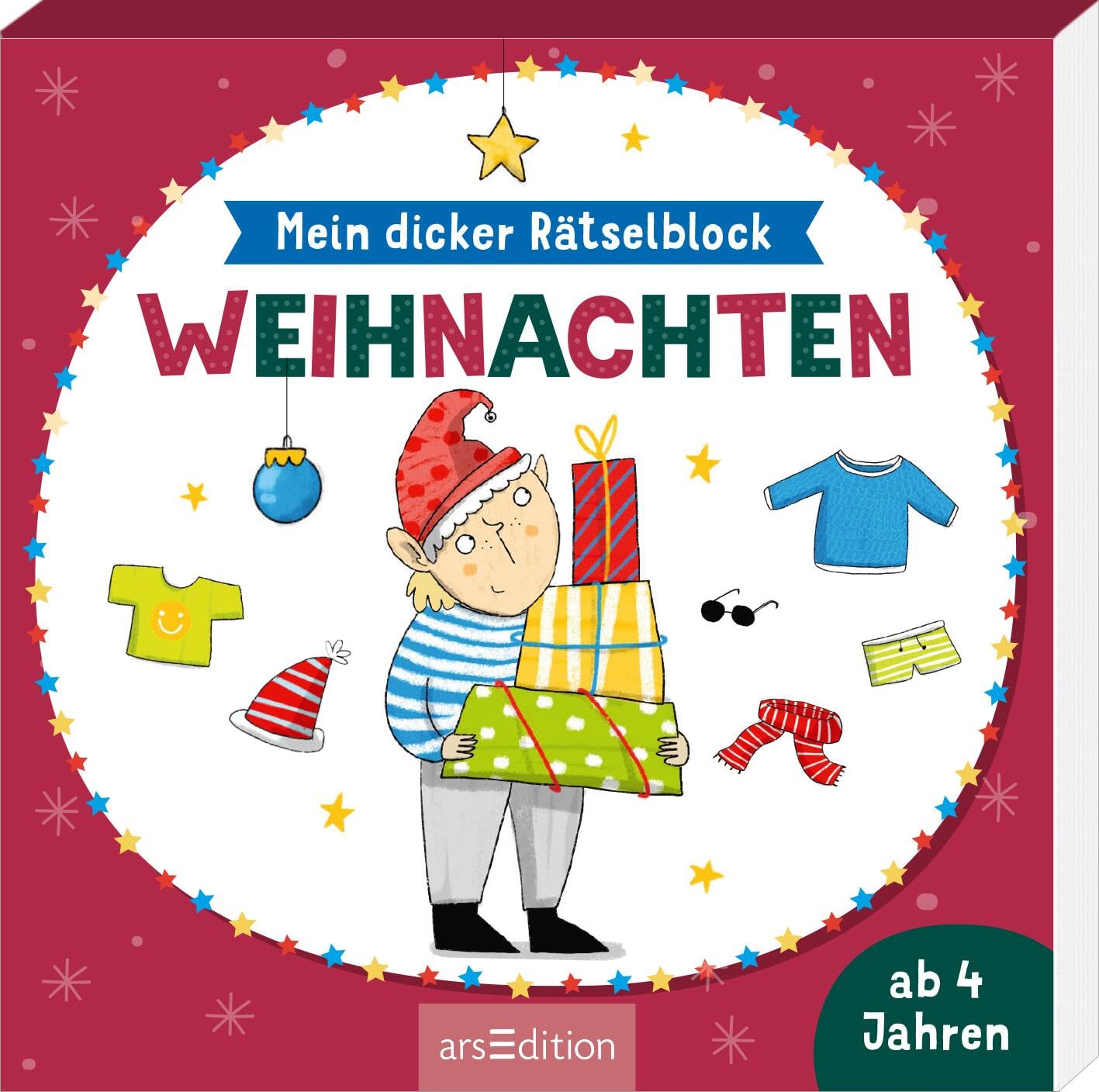 Mein dicker Rätselblock Weihnachten: Ab 4 Jahren | Kniffeliger Wartezeitverkürzer für die Vorweihnachtszeit (Rätsel ab 4 Jahren)