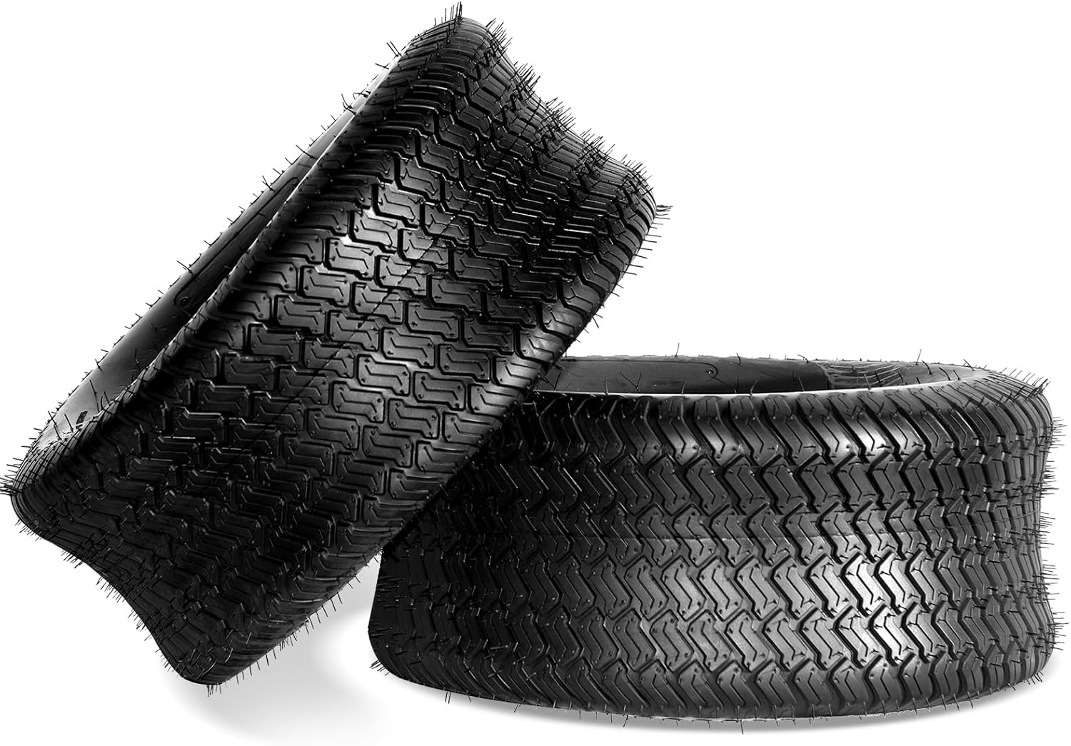 2Pcs 18 x 7.50-8 Lawn Mower Tire 18/7.50/8 Tires Garden Tires Tubeless 18 7.50-8 4PR