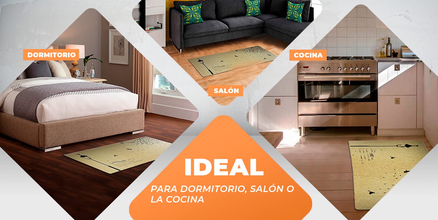 Tappeto LucaHome Verona Autumn – 40x70 Cm – Antiscivolo Per Corridoio – Morbido In Poliestere – Lavabile – Uso Interno