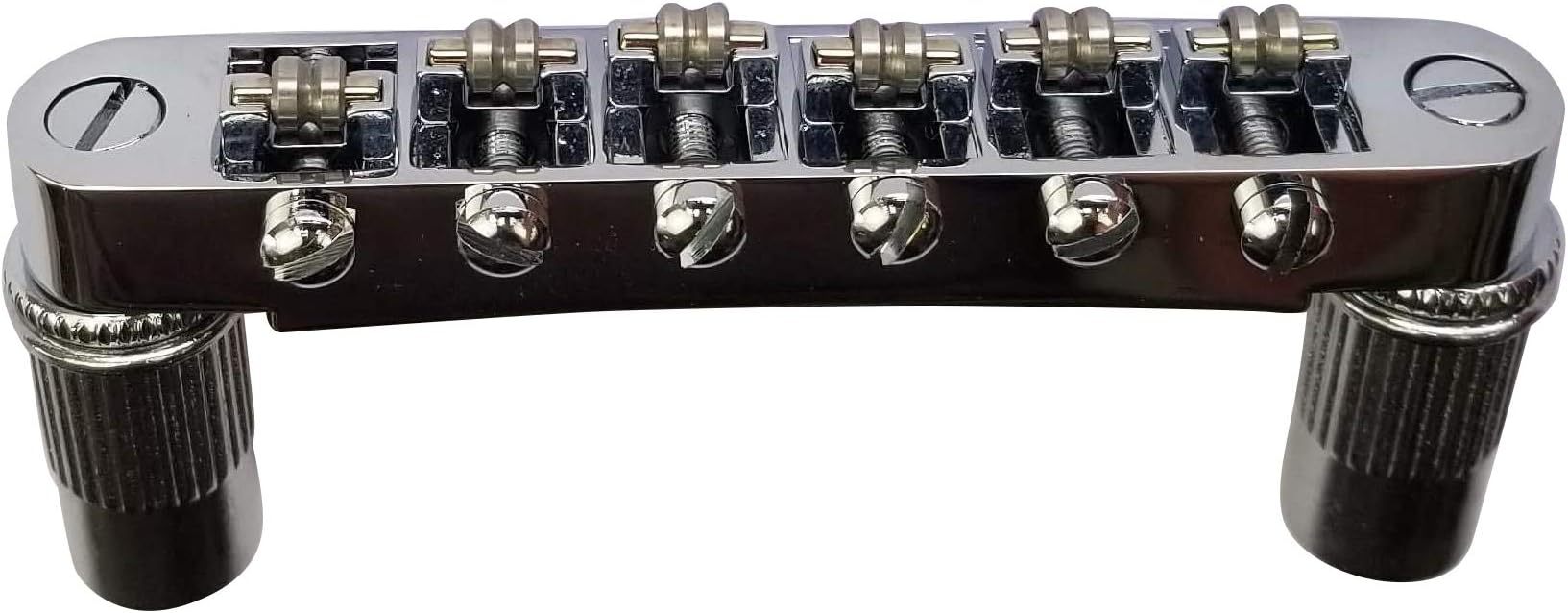Tune-O-Matic Bridge w/Roller Saddles for Epiphone Les Paul, SG, ES, Dot, Chrome Color