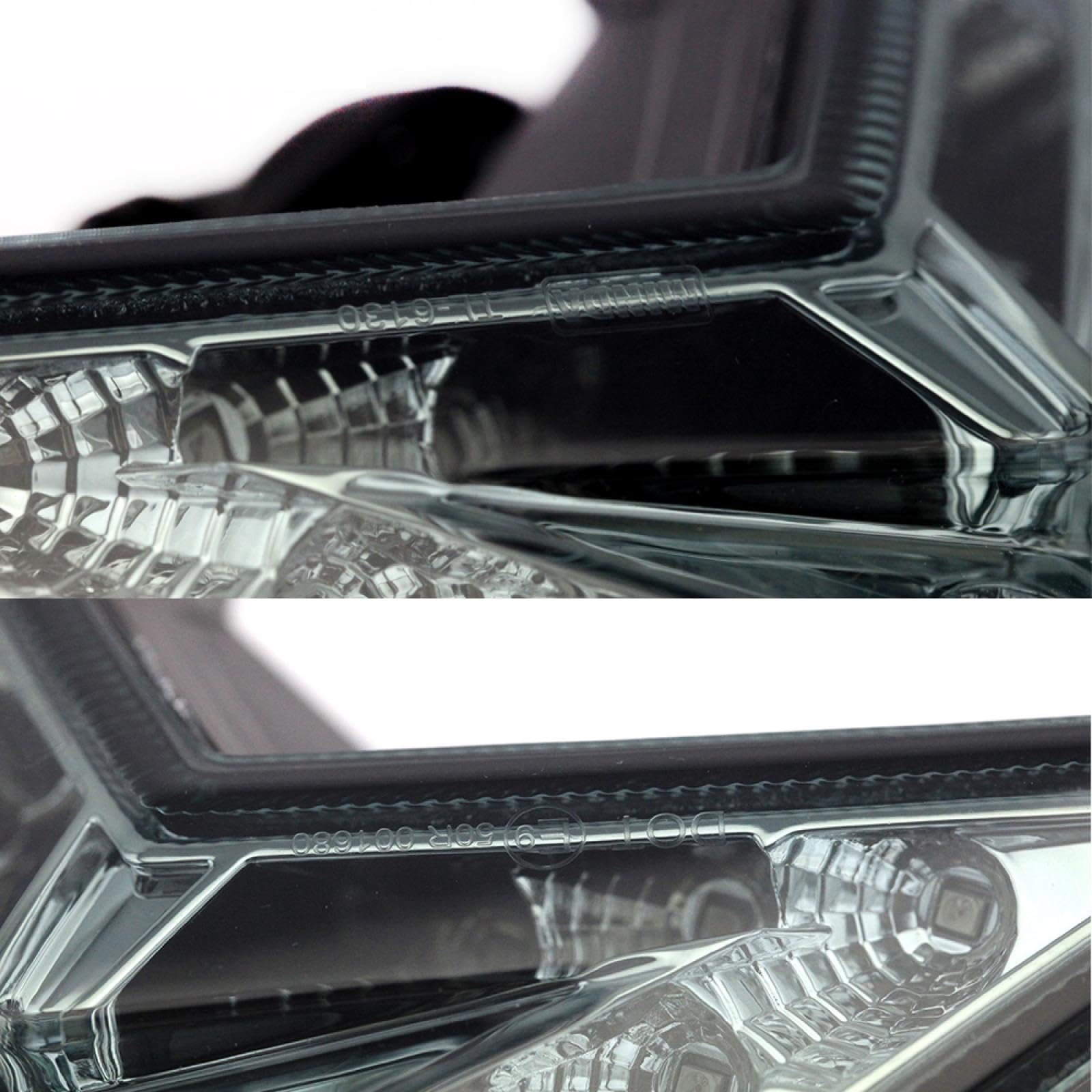 OQHAIR Motorrad-Rücklicht Bremslicht für KAWASAKI Z125/Pro 2013-2022 Z800 ZX6R NINJA 2013-2018 Motorrad Zubehör