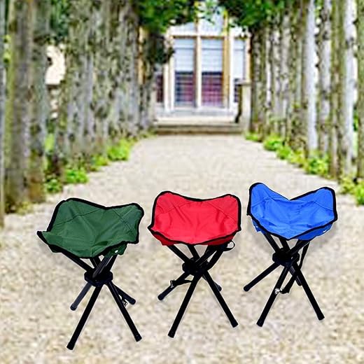 Folding Lightweight Tripod Stool Multicolor