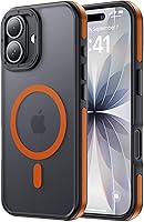 Vista 32 de Funda Magnética para iPhone Air Compatible con MagSafe Resistente a Caídas de 16 Pies Cubierta Trasera con Sensación de Piel Mate a Prueba de Golpes