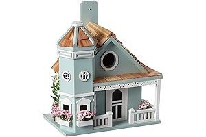 Cottage House Flower Pot Birdhouse: A Charming Oasis for Feathered Friends