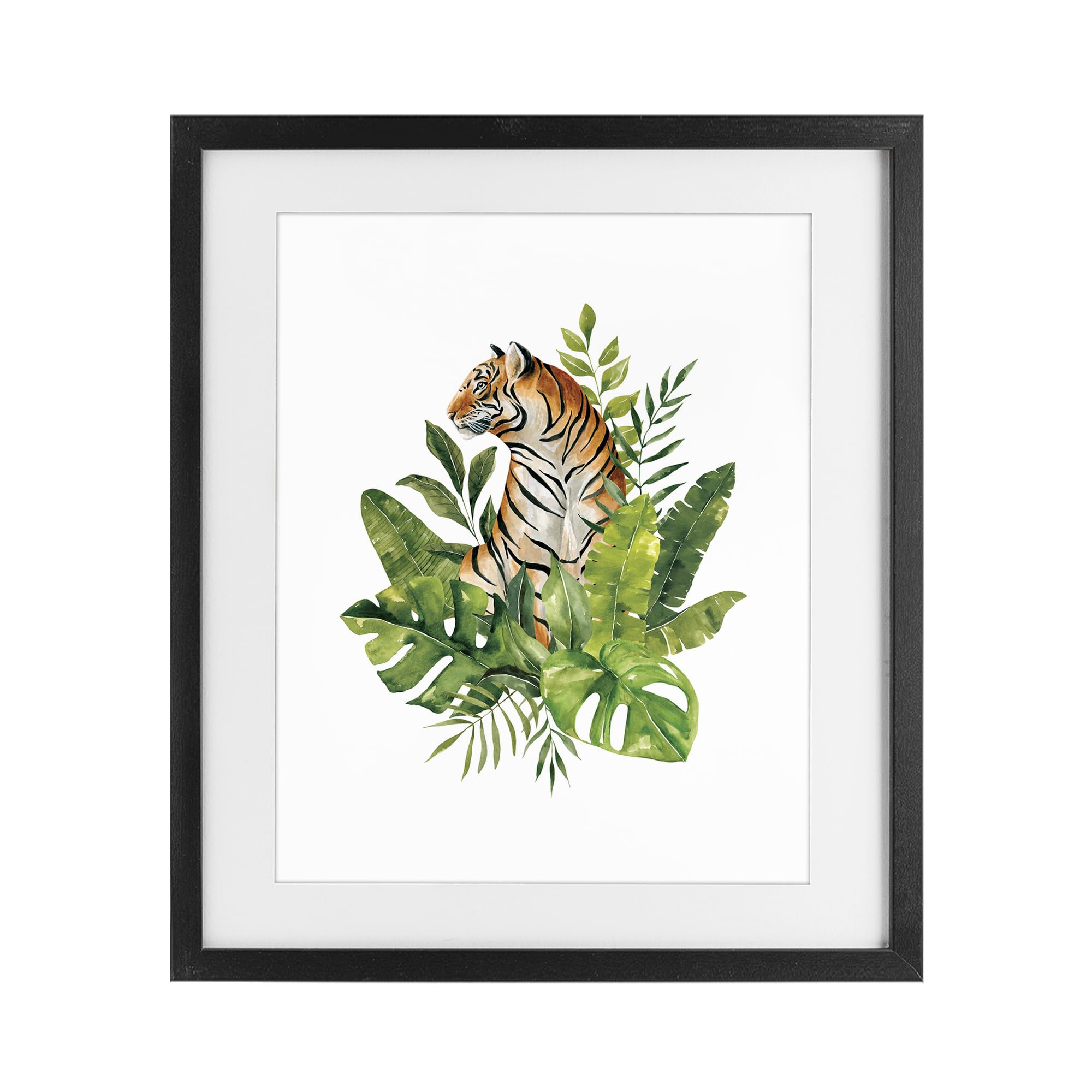 'Exotic Jungle Tiger'| Framed Print Under Glass