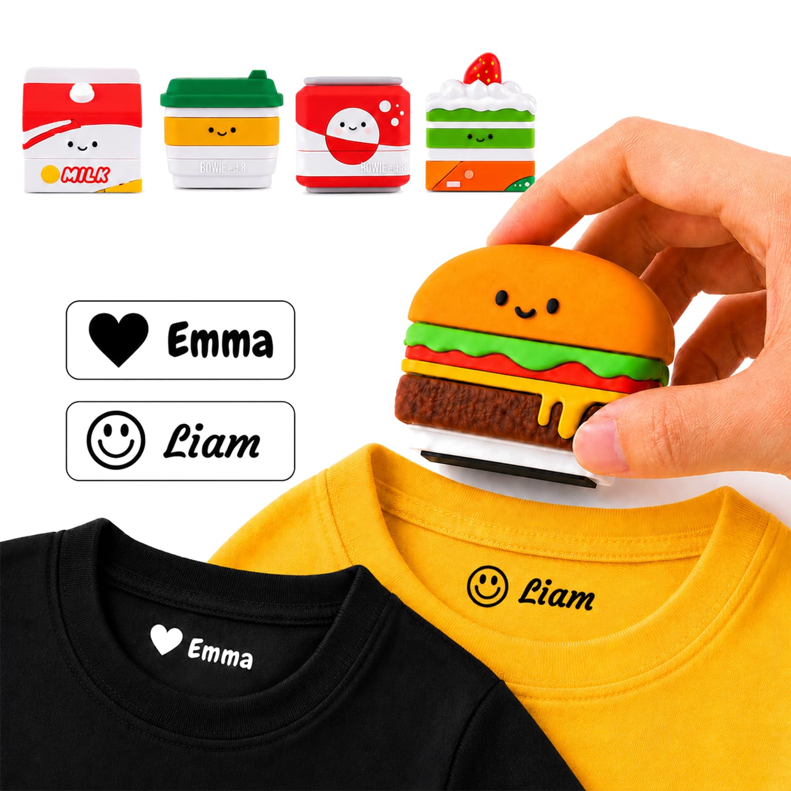 Waterproof Custom Name Stamp for Kids Clothing Personalized Stamps