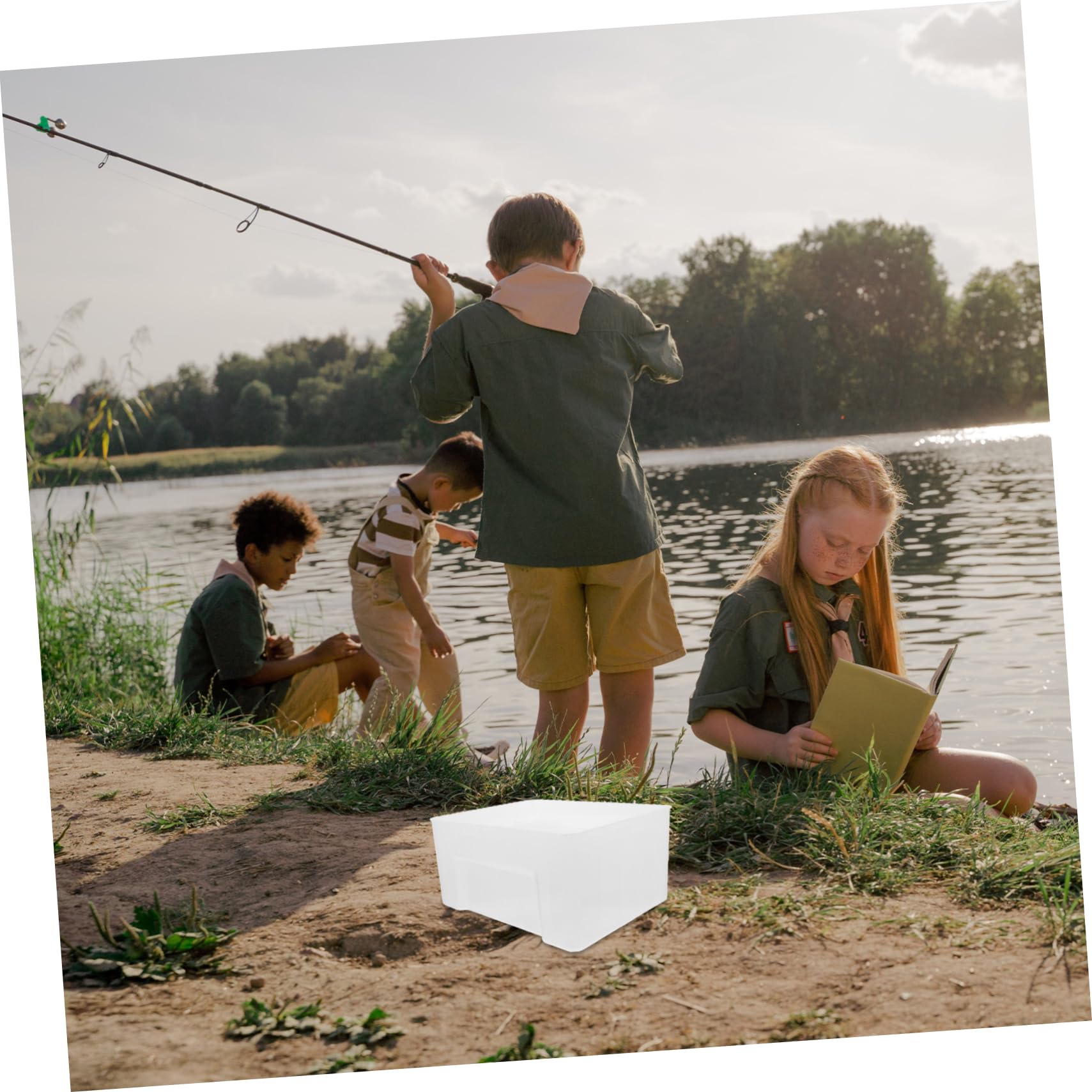 Scatola Porta Esche da Pesca 40 Griglie Pp per Accessori | Divider Design Preciso, Leggero e Portatile, per Lures e Accessori da Pesca