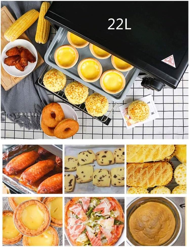 Toaster Oven, Multi-function Stainless Steel Finish with Timer - Toast Bake Broil, Natural Convection 1300 Watts of Power