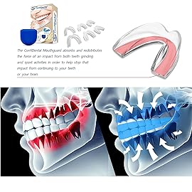 The ConfiDental Mouth Guard for Grinding Teeth at Night - 2 Models for Larger Mouth Pack of 6 Moldable Dental Night Guards for Teeth Grinding and Clenching Teeth Grinding Mouth Guard for Sleep