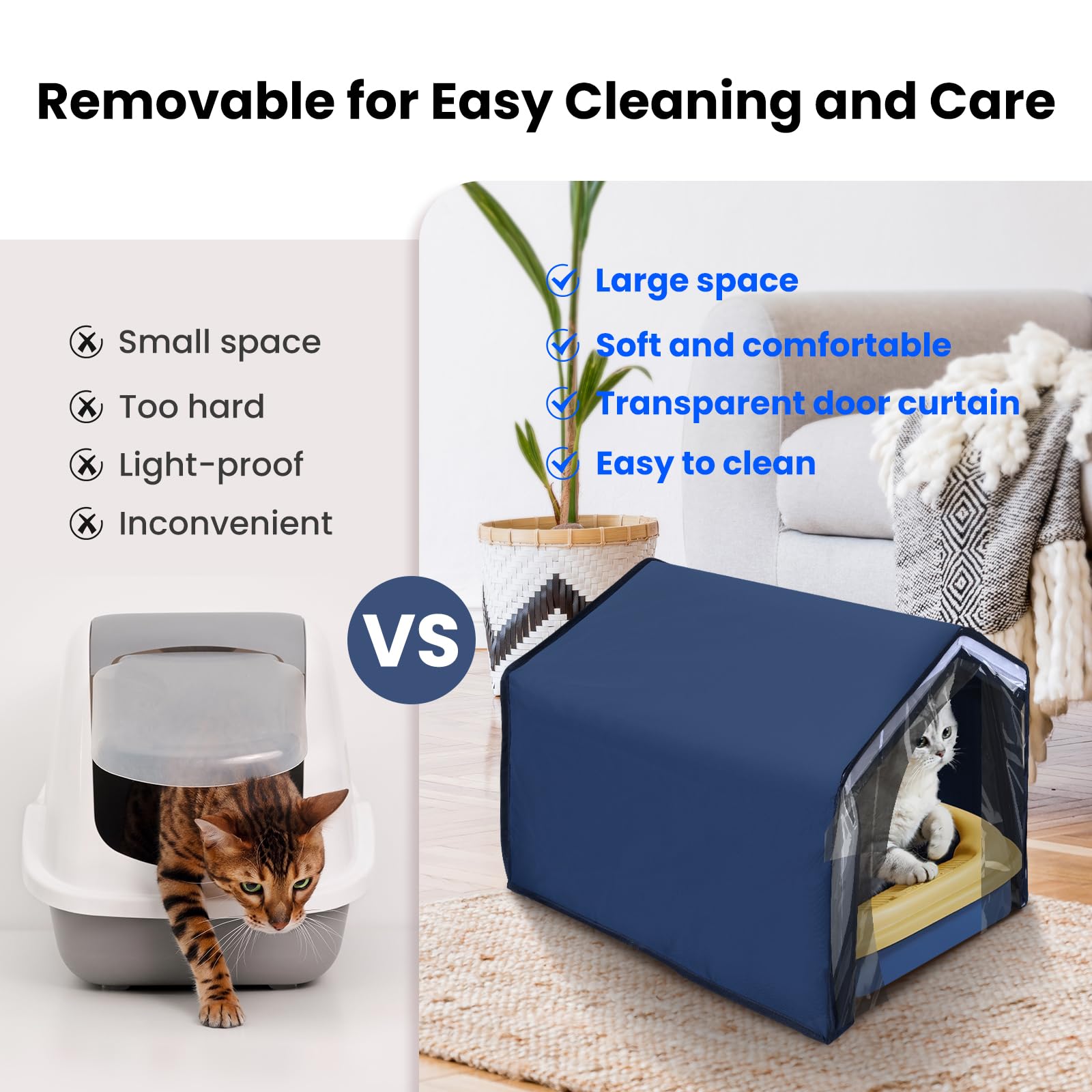 Amazon | 猫用トイレカバー 犬用トイレ用トイレボックス 猫用トイレ用