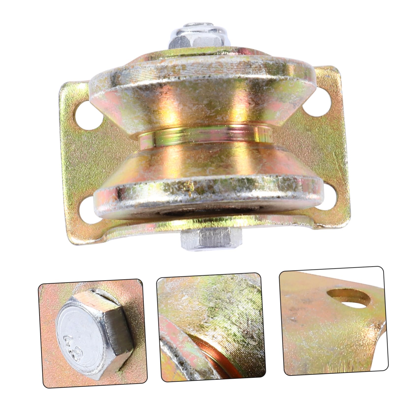 LIFKOME Sliding Gate Wheel Kit v Grooved Track Wheels Gate Rollers for Barn Door Tracks