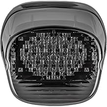 Eagle Lights Strobing LED Brake Light para Harley Davidson Motocicletas con Ventana de Placa de Licencia Inferior - Ahumado