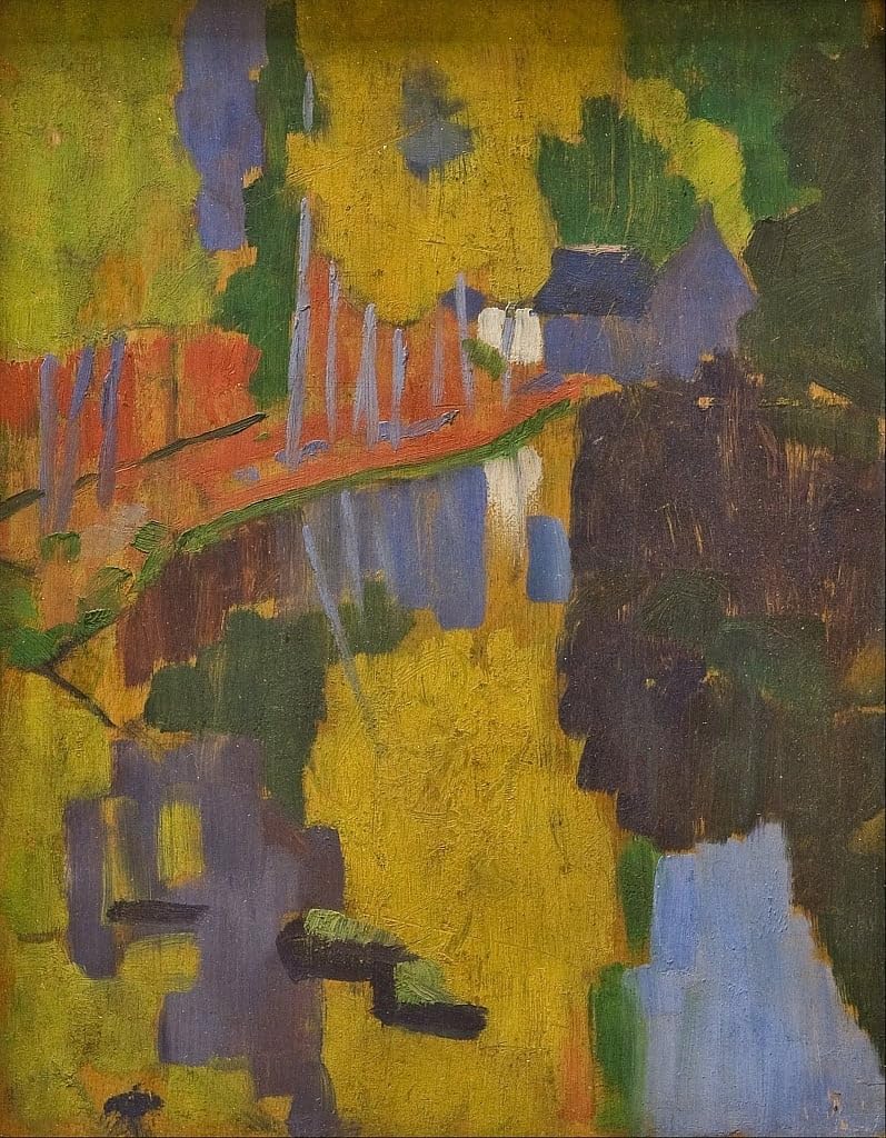 Poster image impression sur toile le Talisman de Paul Sérusier 60x90cm - 5