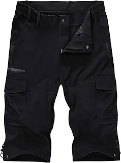 ハーフパンツ メンズ 7分丈 ゴルフパンツ 速乾 撥水 トレッキングパンツ アウトドアショートパンツ 登山 釣り 作業着 半ズボン 夏