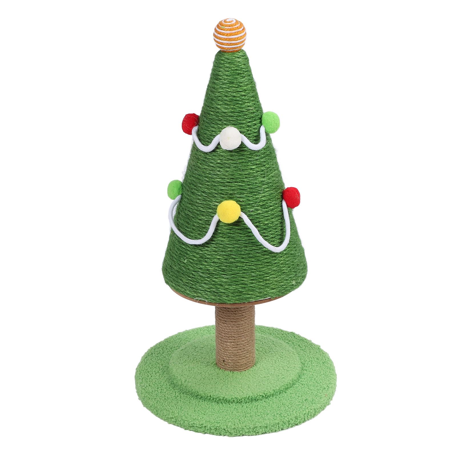 Christmas Tree Cat Scratching Post, Protect Furniture Christmas Tree Cat Scratching Post for Indoors (Medium: 30 X 47cm / 11.8 X 18.5in)