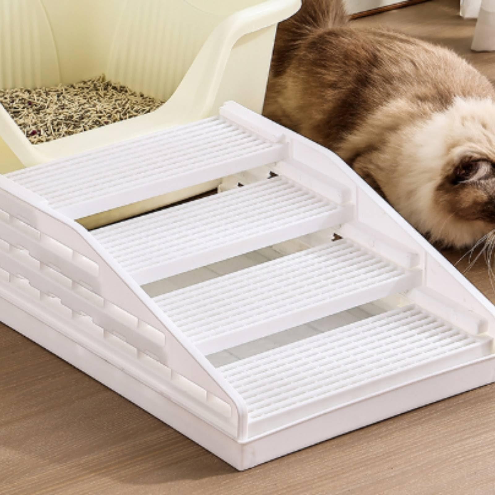 Pflegeleicht Katzenklo-Vorleger, Grau