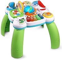 LeapFrog Little Office Learning Center: Interactive Toddler Desk with Laptop, Phone, Globe - Bilingual English/Spanish Toy