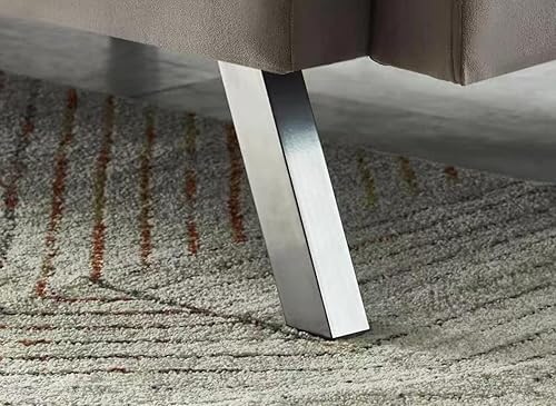 Miniatura 4 de Legend Vansen Futón convertible de terciopelo de 80 pulgadas, dos almohadas, sofá cama con 3 respaldos ajustables, sofá cama, área grande para