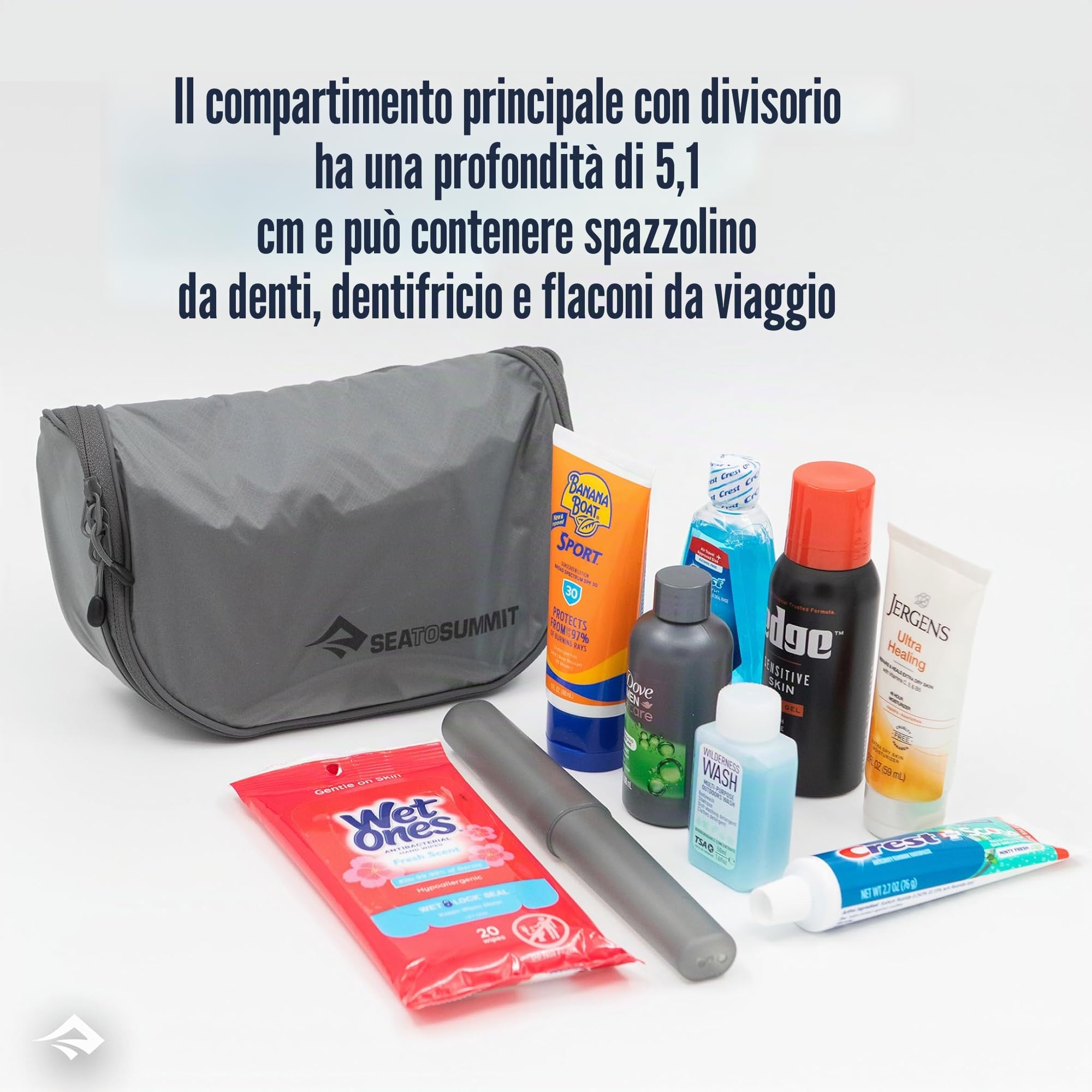 Sea to Summit TravellingLight - Beauty case da viaggio da appendere per uomini e donne