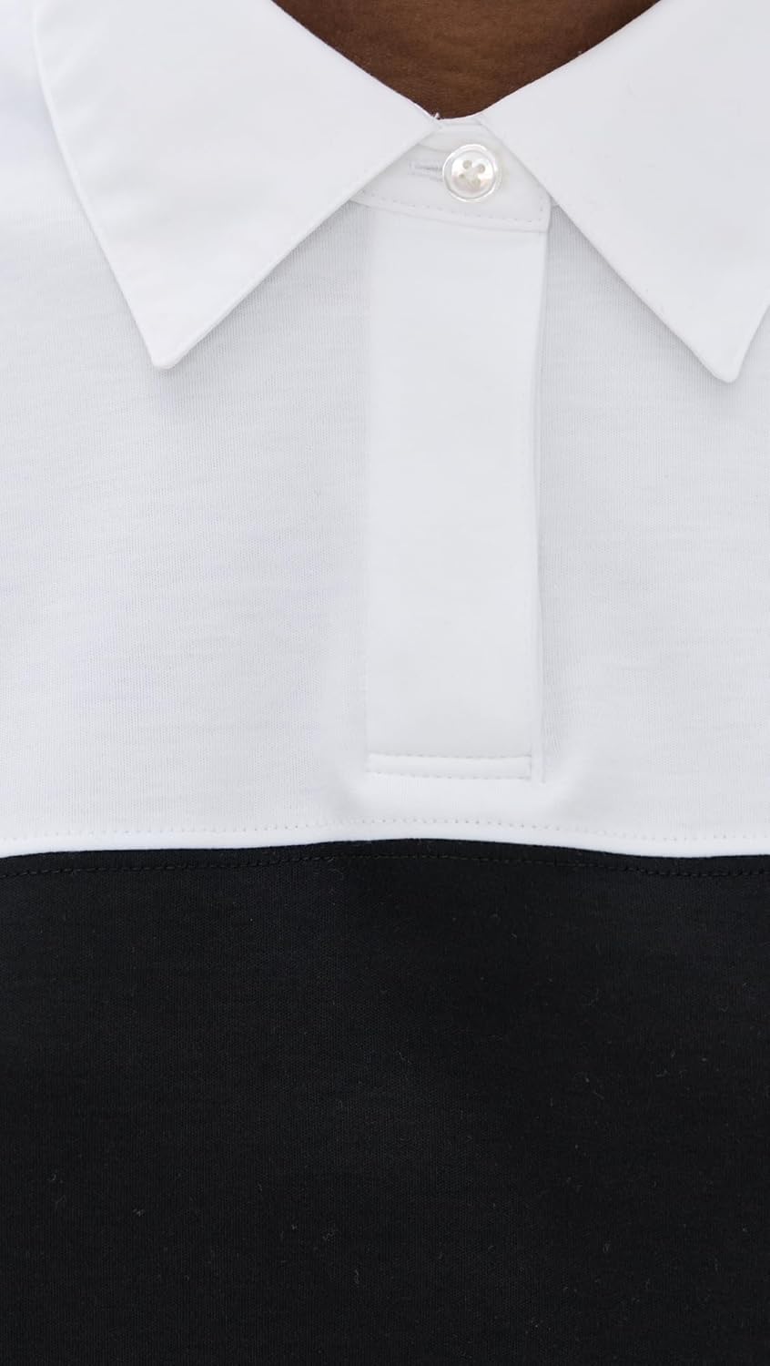 Theory Women's Crop Rugby Striped Tee