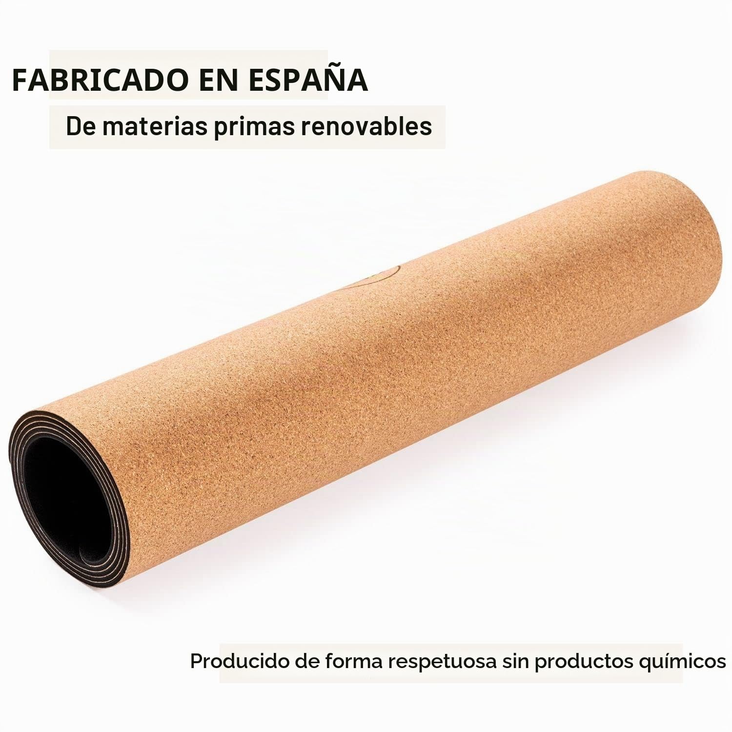 Lotuscrafts Arise - Esterilla de yoga de corcho (superficie antideslizante a prueba de sudor, materiales 100% reciclables, esterilla de yoga de corcho natural y caucho natural, ideal para yoga
