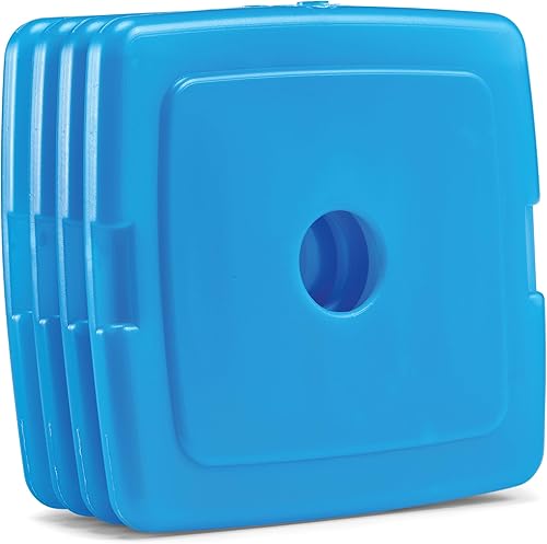 Miniatura 7 de Paquete de placas refrigerantes congeladas Fit & Fresh, azul (8 unidades), Azul