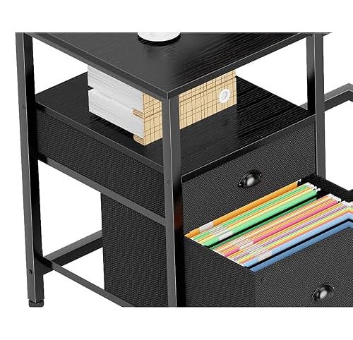 Amazon.com: Furologee 66” L Shaped Desk with Power Outlet