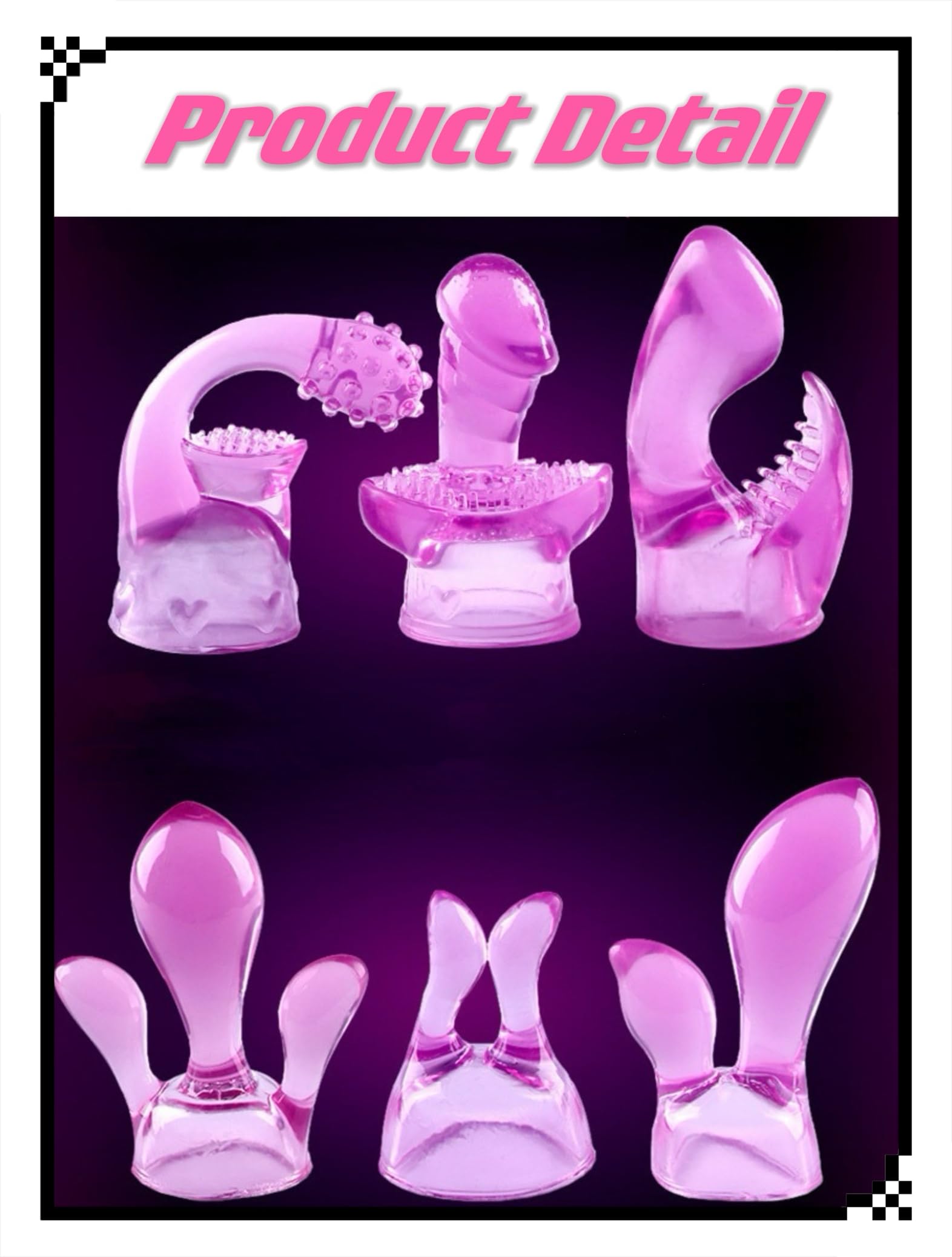 Amazon.com: Purple Magic Wand for Grown-ups Magic Wand Sex Toy Wand Adult  Tool Magic Wand hitachi Rechargeable Suitable for 1.57 Diameter (Style E)  : Health & Household