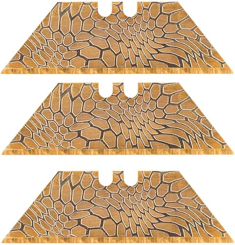 Vista 54 de NDZ Performance Repuesto de hoja de acero para cuchillo utilitario Berkling, hoja de afeitar personalizada, diseños grabados con láser de doble