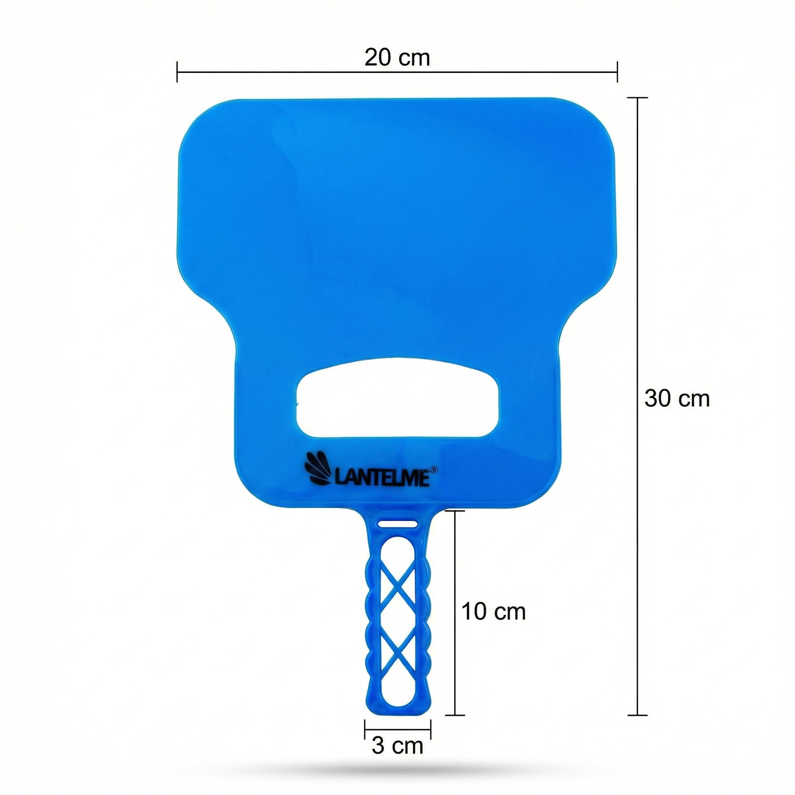 Lantelme Lot de 3 Éventails de Barbecue 20 x 30 cm Aide Allumage sans Chimiques