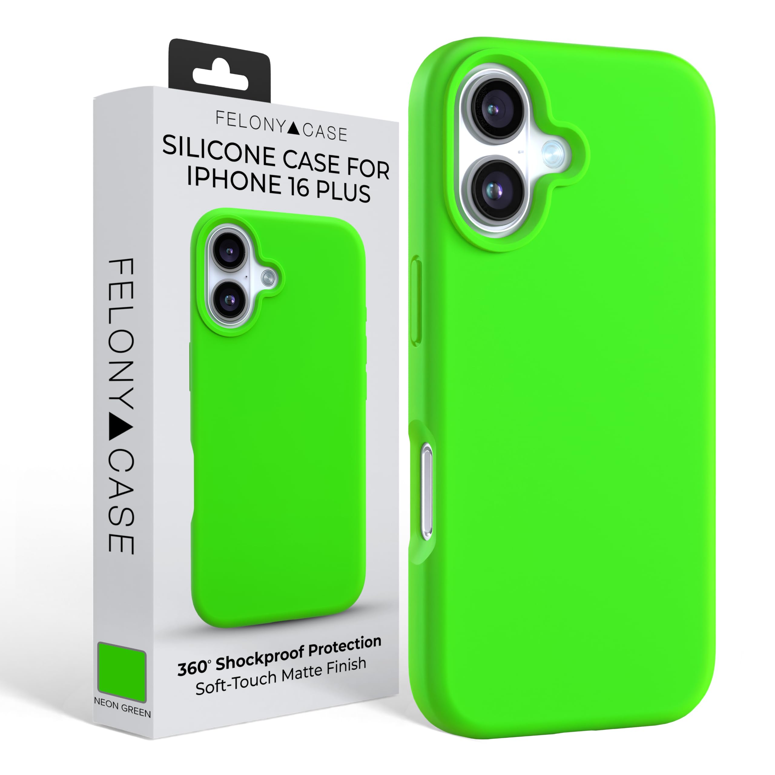 Amazon.com: FELONY CASE for iPhone 16 Plus Silicone Cover, Anti