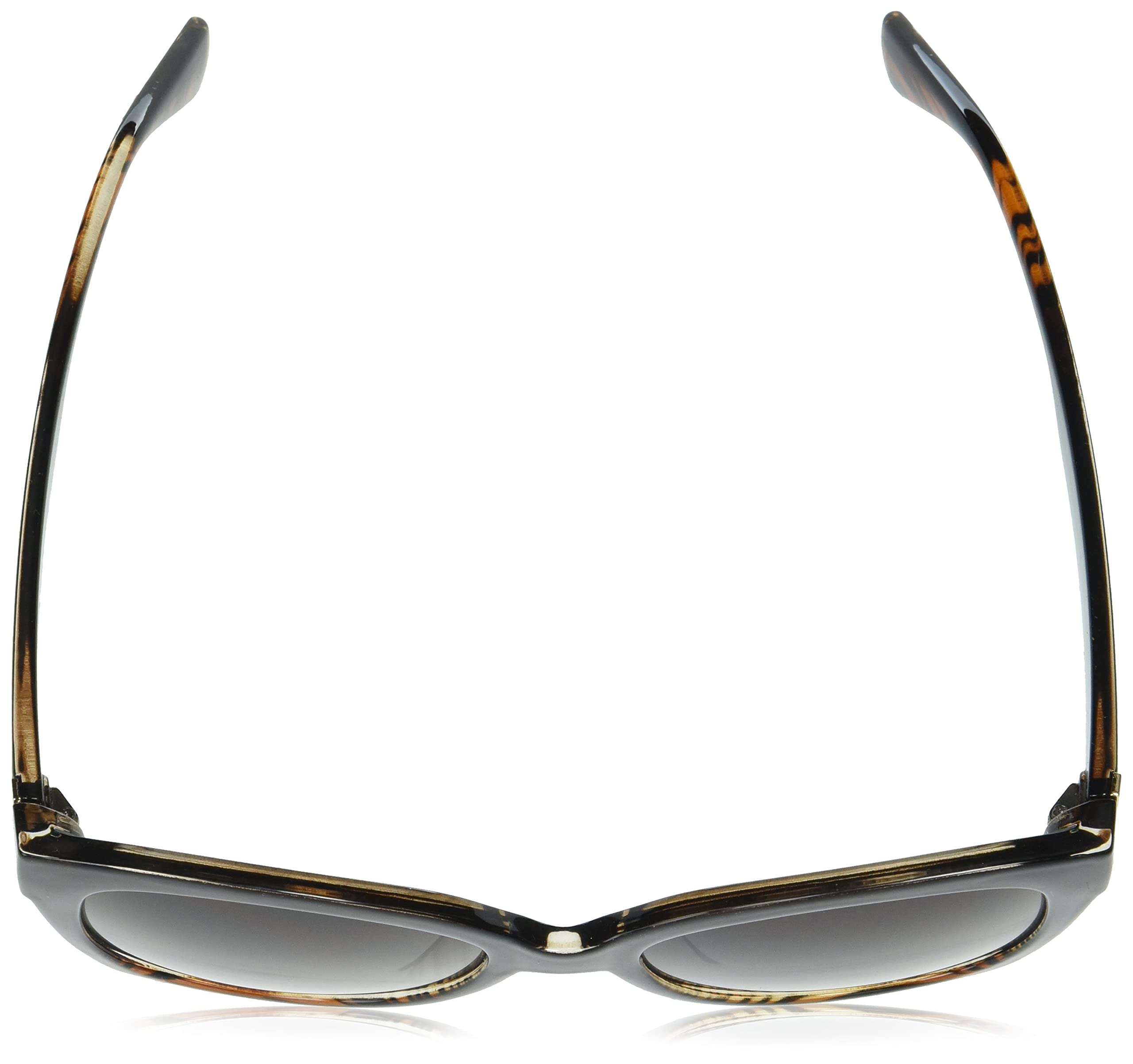 MARTHA STEWART Ms126 - Gafas de sol cuadradas con protección UV, regalo moderno y atemporal, 58 mm, Marrón y madera