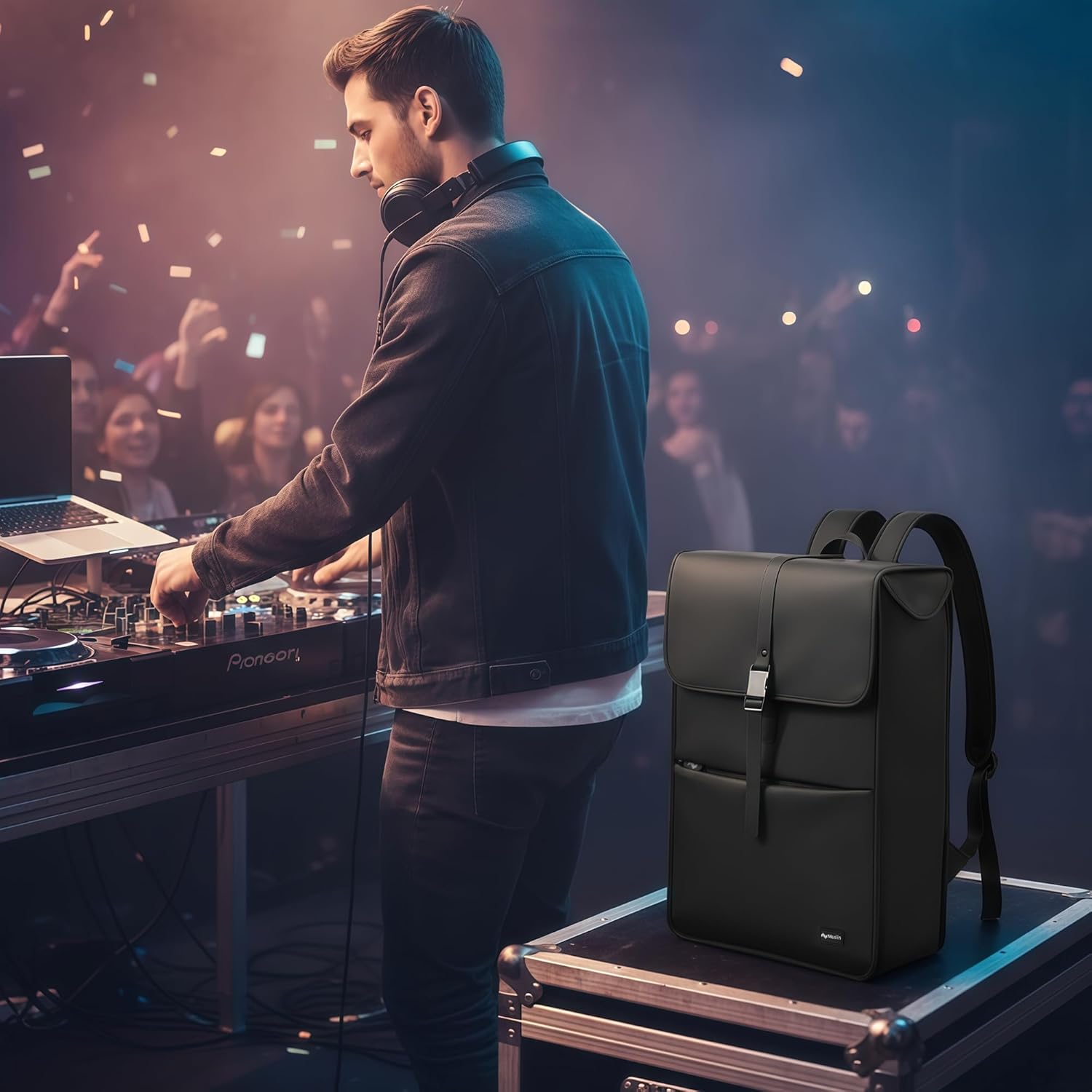 VNEX Audio Workstatin Backpack Compatible with MPC Live 3/One+,NI Maschine+ MK3,Ableton Push 3, Elektron Tonverk most DAW, Ideal for Home Studio & Live Show cover,Fully Waterproof Commuter Bag - Image 7