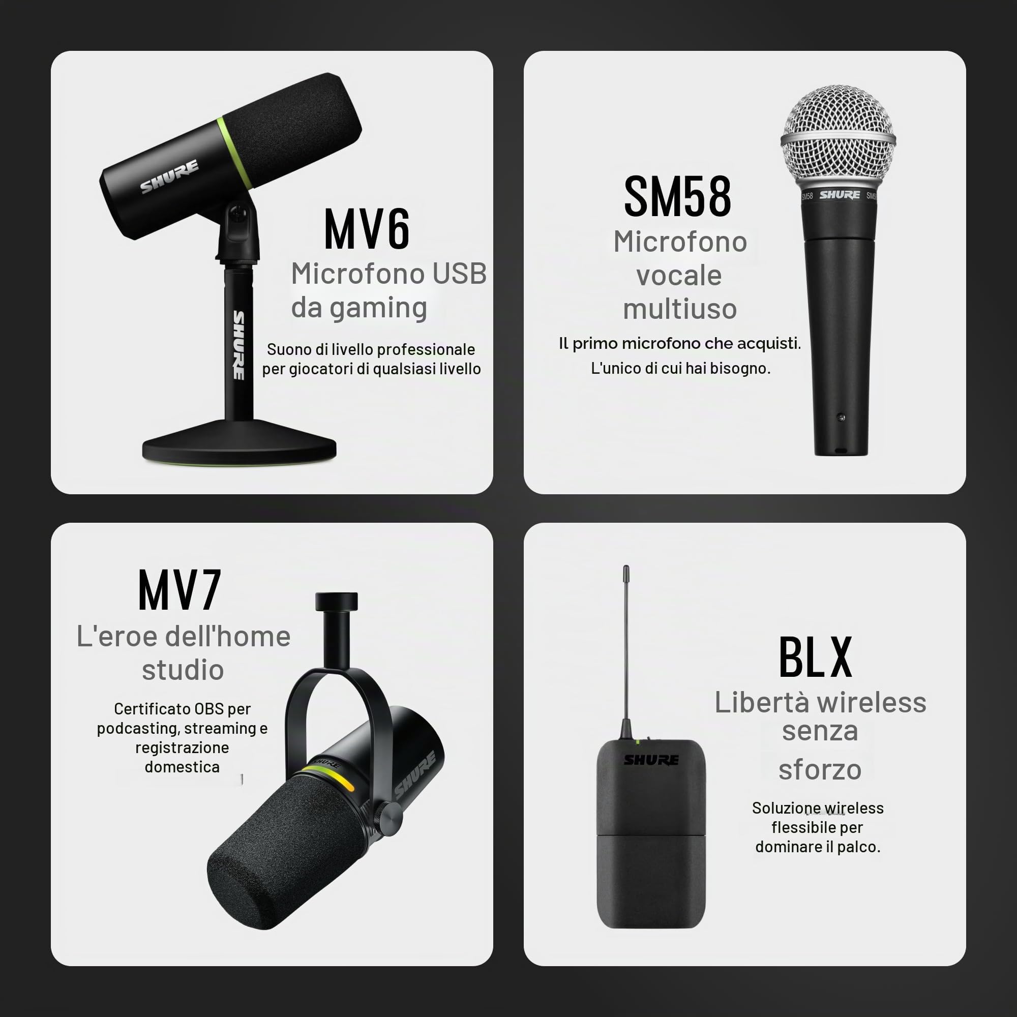 Shure SE215-CL Trasparente Intraurale cuffia