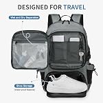 Travel Backpack, Large Laptop Backpack, Carry on Backpack Airline Approved Fits 17-inch Laptops for Travel Business