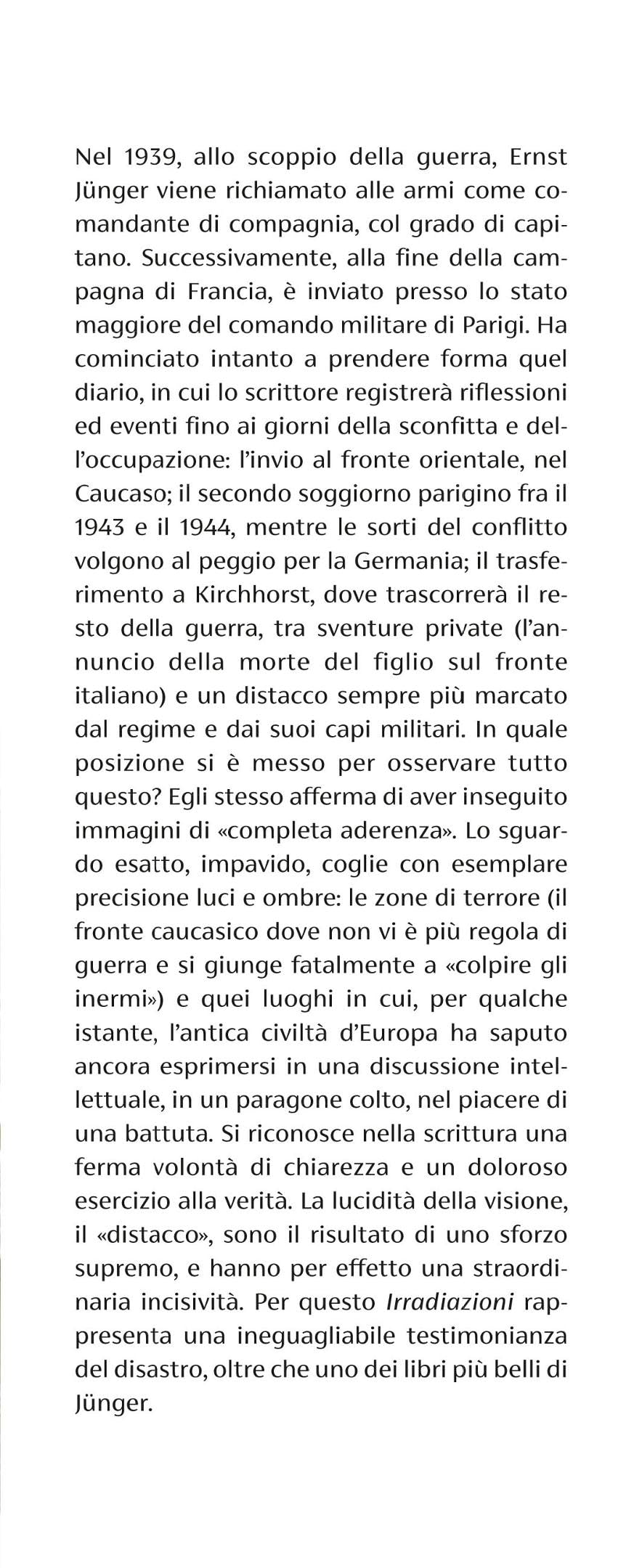 Irradiazioni. Diario 1941-1945