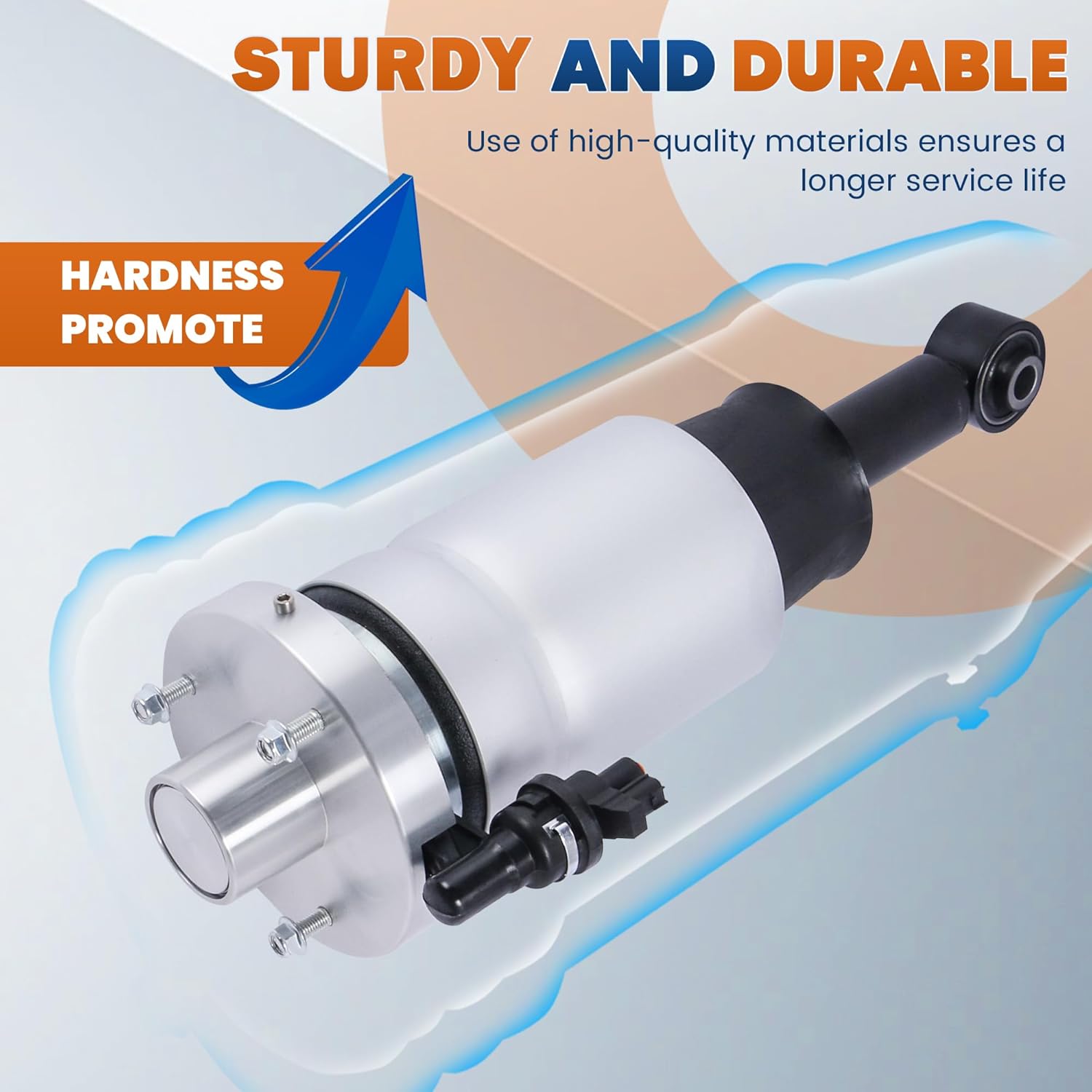 2x Rear Air Suspension Strut Spring Shock Absorber Compatible for 2007-2016 Lincoln Navigator Ford Expedition Replaces 7L1Z5A891B 8L1Z5A891B (Left and Right)