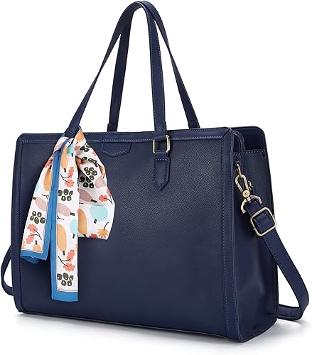 Missnine - Bolsa para portátil de 15.6 pulgadas para mujer, bolso de mano con compartimentos de 3 capas, bolso de trabajo para oficina, viajes