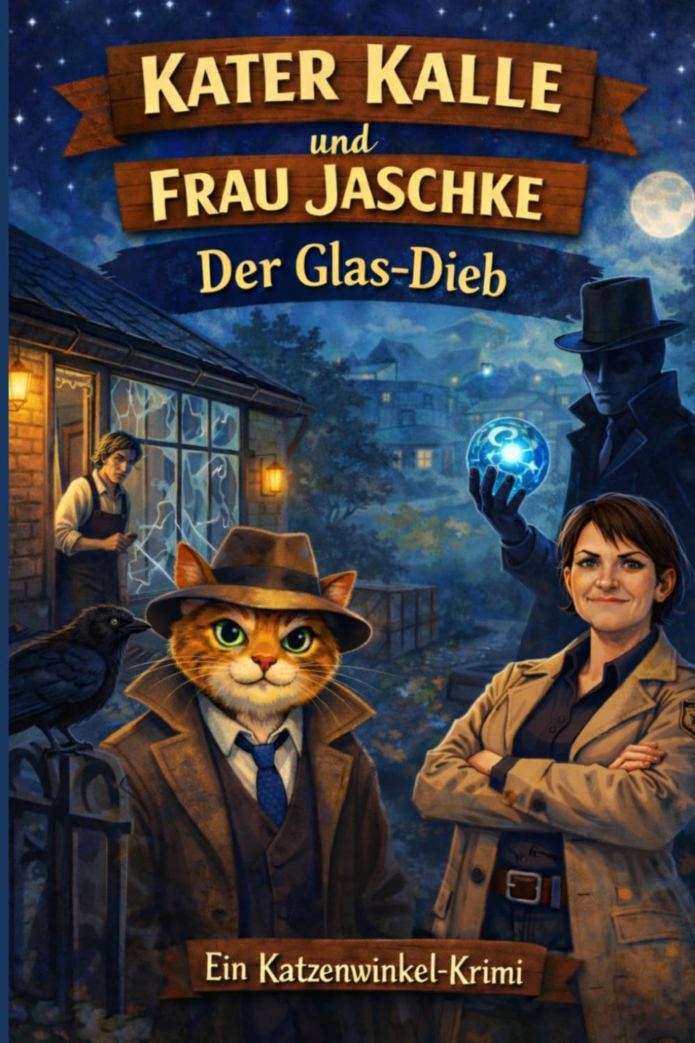 Kater Kalle und Frau Jaschke – Der Glas-Dieb: Ein humorvoller Katzen-Krimi für kleine und große Spürnasen (Band 3)
